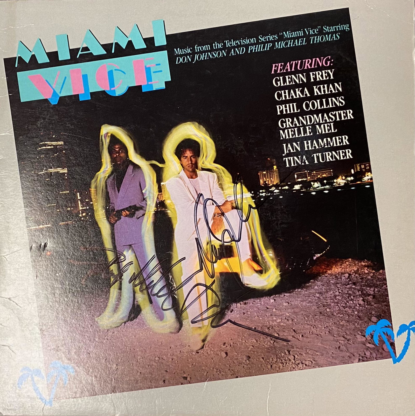 Miami Vice Autographed Album Don Johnson Thomas!: Each item comes with a COA from us. Ask any and all questions before bidding. All framed items take 2 weeks for framing. We ship everyday. Once items is paid items usually ship within 4 days of paymen
