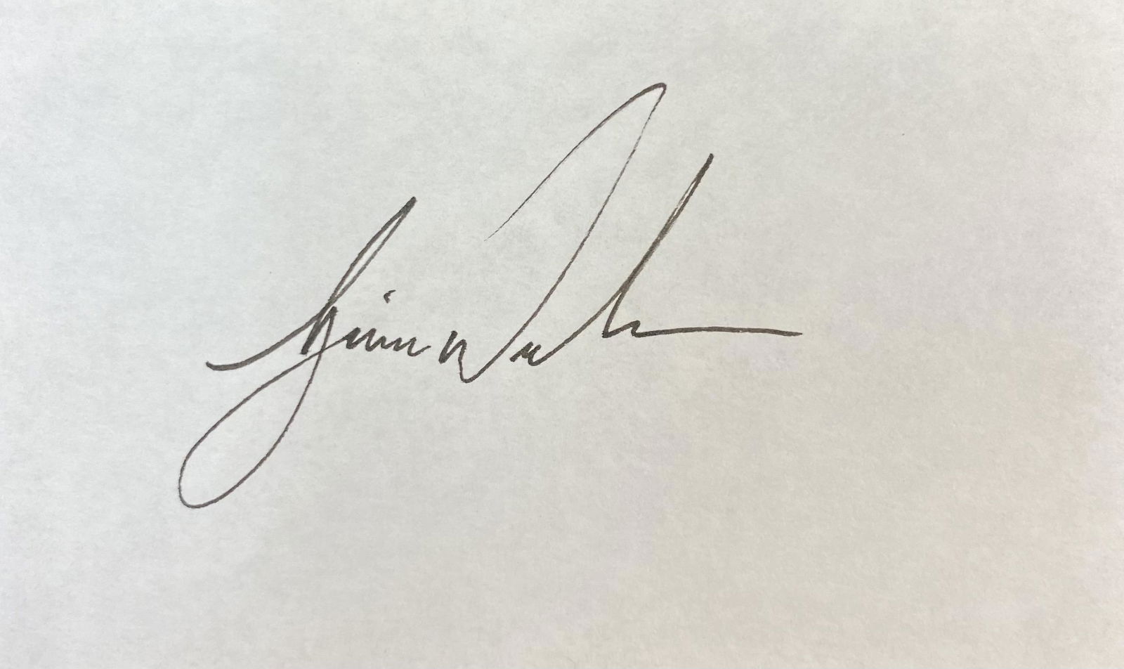 Tiger Woods Autographed Card (1 of 1)