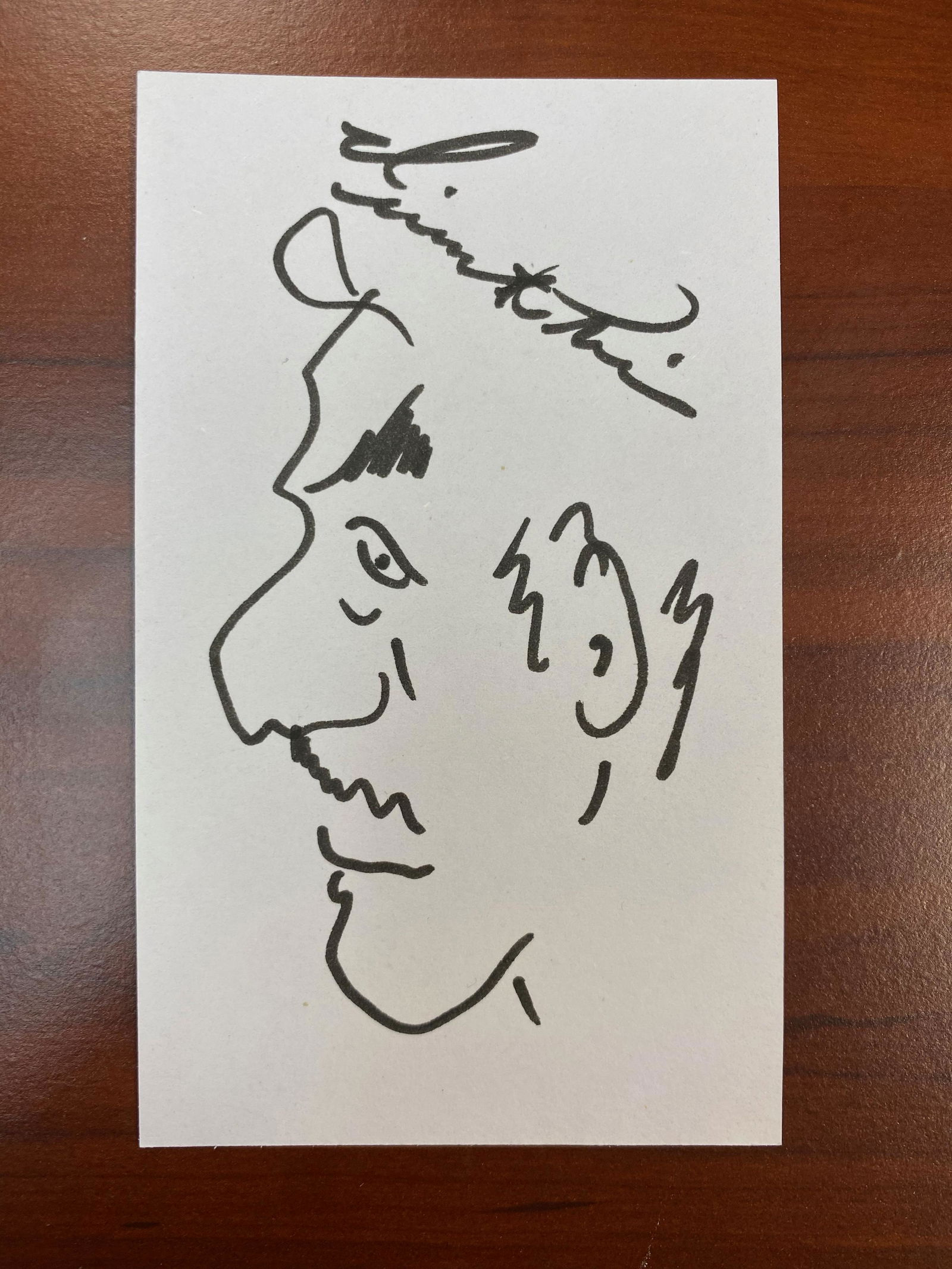 Vincent Price Autographed Self Portrait! (1 of 1)