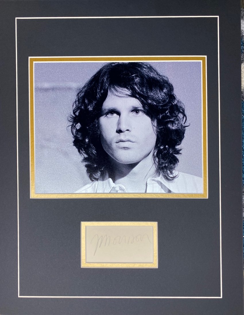 Jim Morrison Autographed Display The Doors (1 of 1)