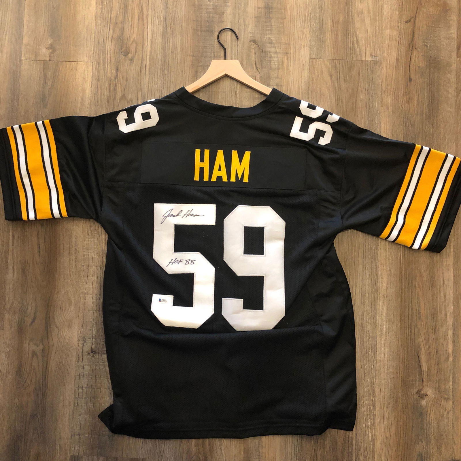 Jack Ham Autographed Steelers Jersey (1 of 1)