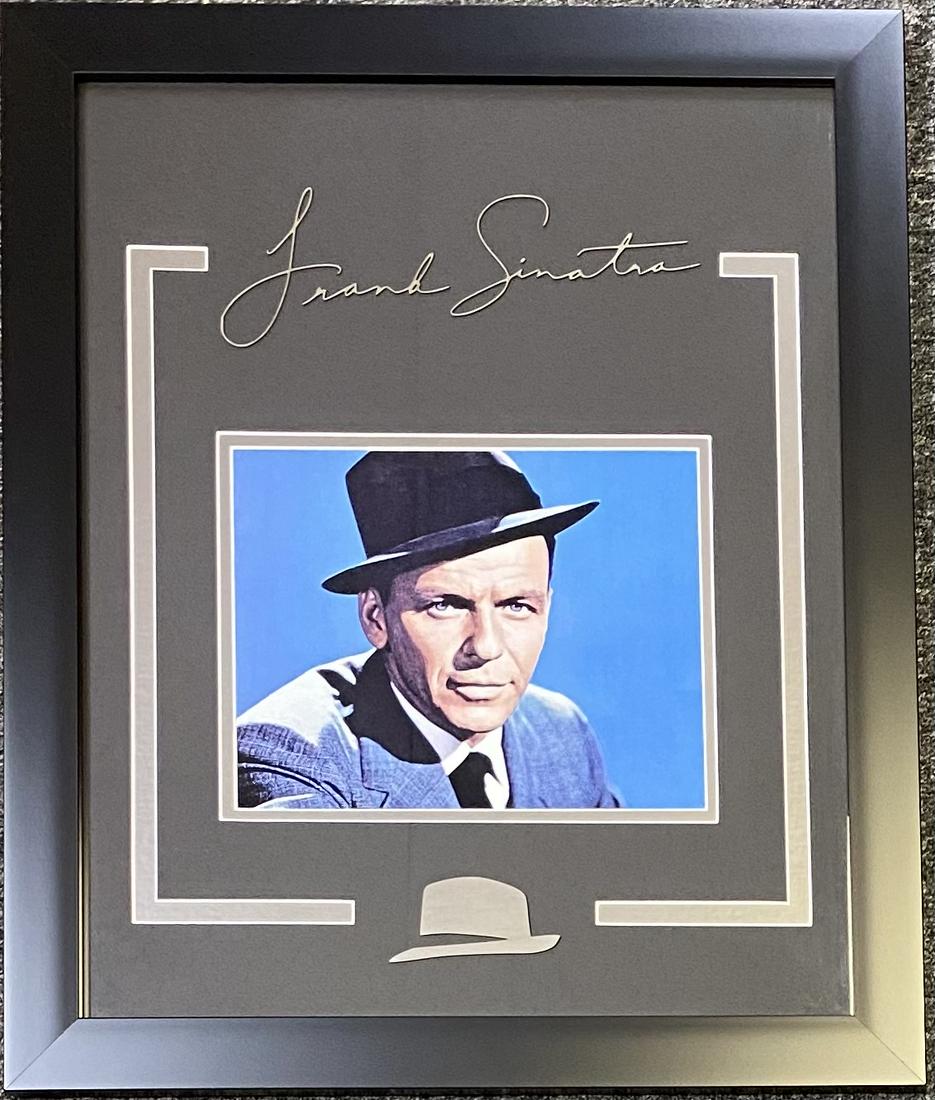 Frank Sinatra Autographed Custom Display (1 of 1)