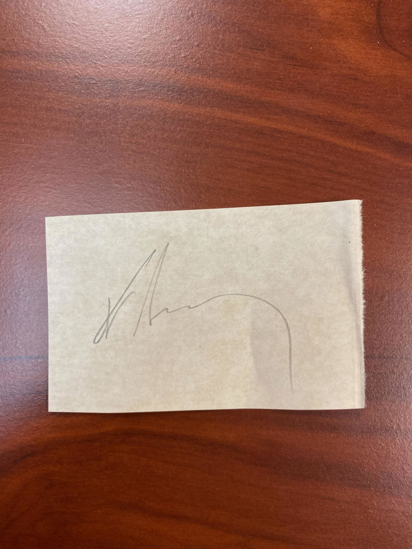 John F.Kennedy Autographed Card (1 of 1)