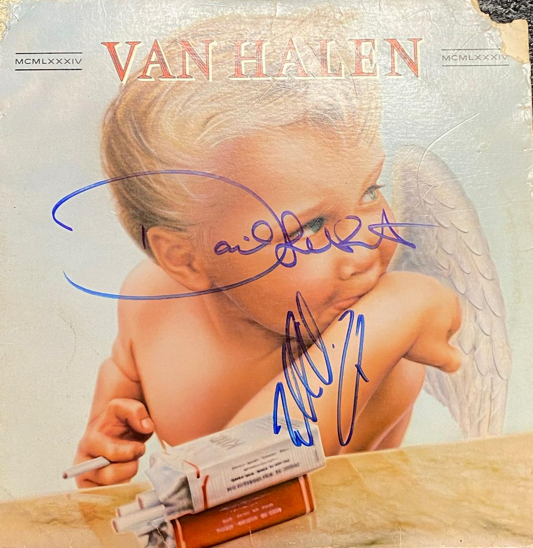 David Lee Roth Eddie Van Halen Autographed Album (1 of 1)