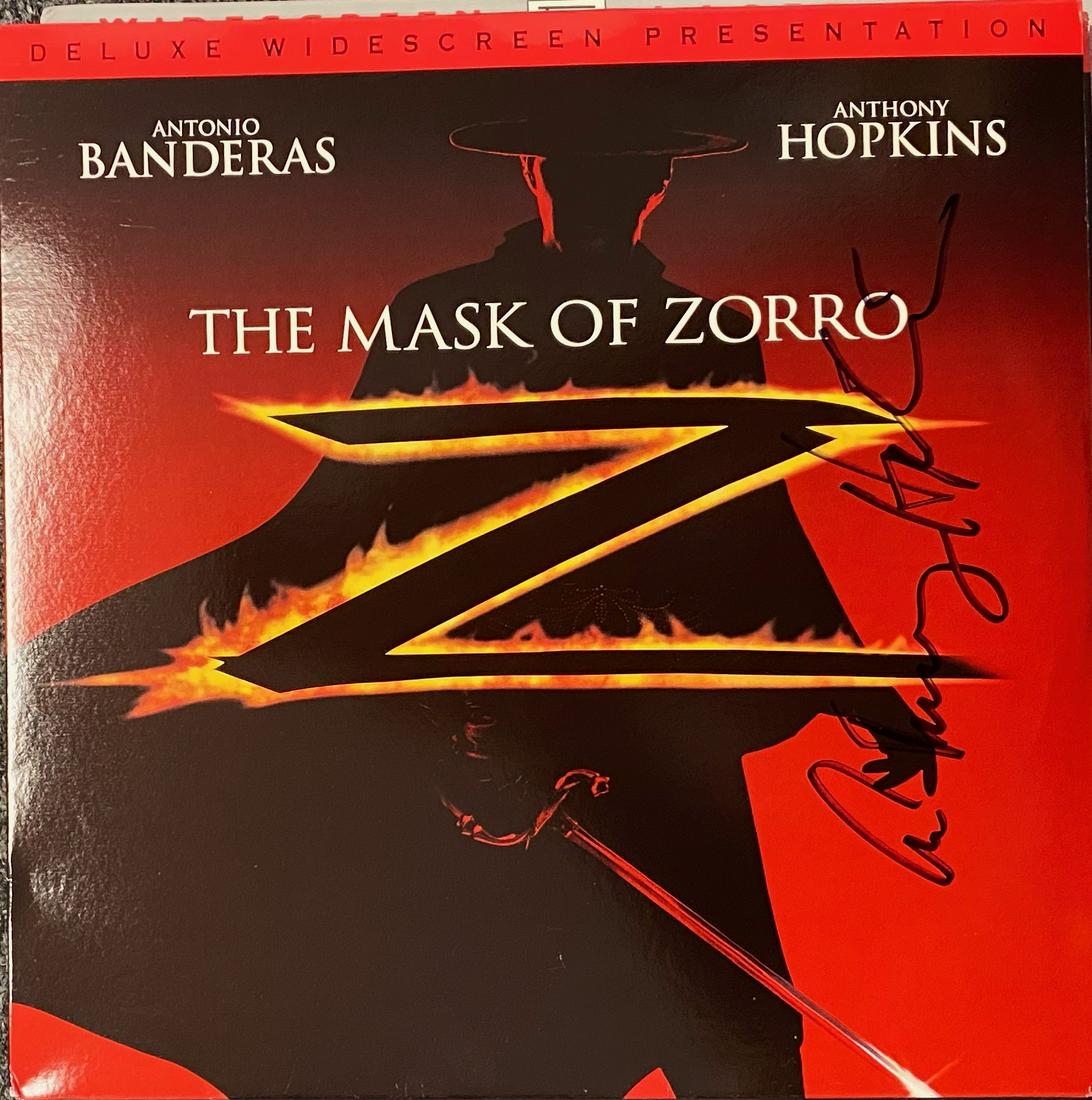 Anthony Hopkins Autographed Lase Disc Zorro: Each item comes with a COA from us. Ask any and all questions before bidding. All framed items take 2 weeks for framing. We ship everyday. Once items is paid items usually ship within 4 days of paymen