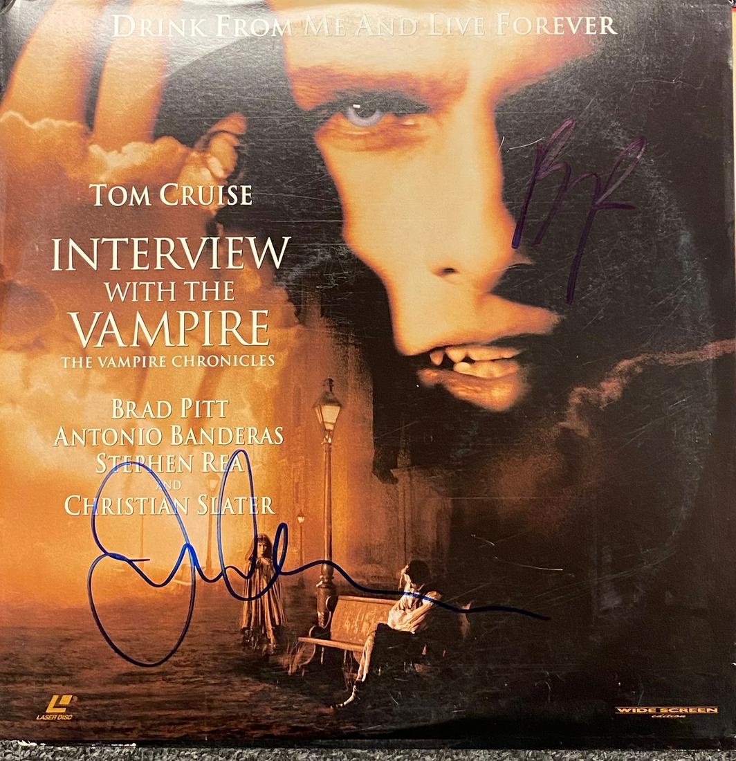 Tom Cruise Autographed Laser Disc Vampire (1 of 1)