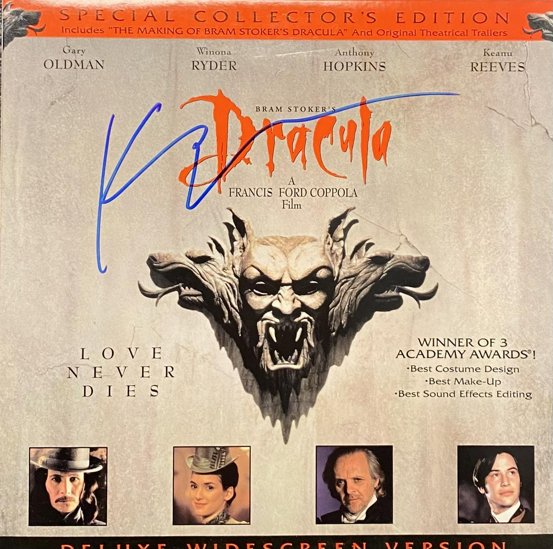 Keanu Reeves Autographed Laser Disc Dracula (1 of 1)