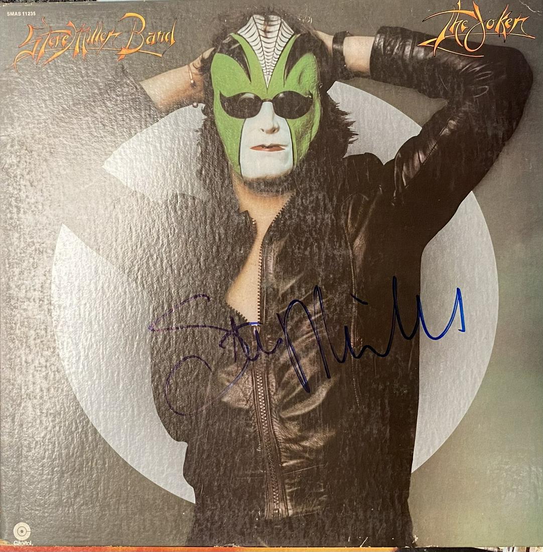 Steve Miller Autographed ALBUM: Each item comes with a COA from us. Ask any and all questions before bidding. All framed items take 2 weeks for framing. We ship everyday. Once items is paid items usually ship within 4 days of paymen
