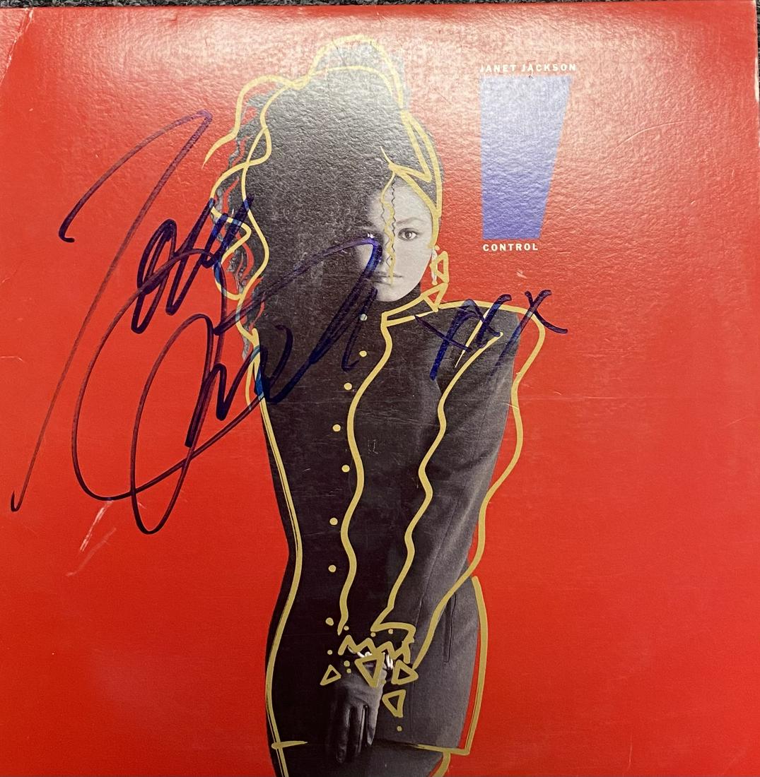 Janet Jackson Autographed Album (1 of 1)