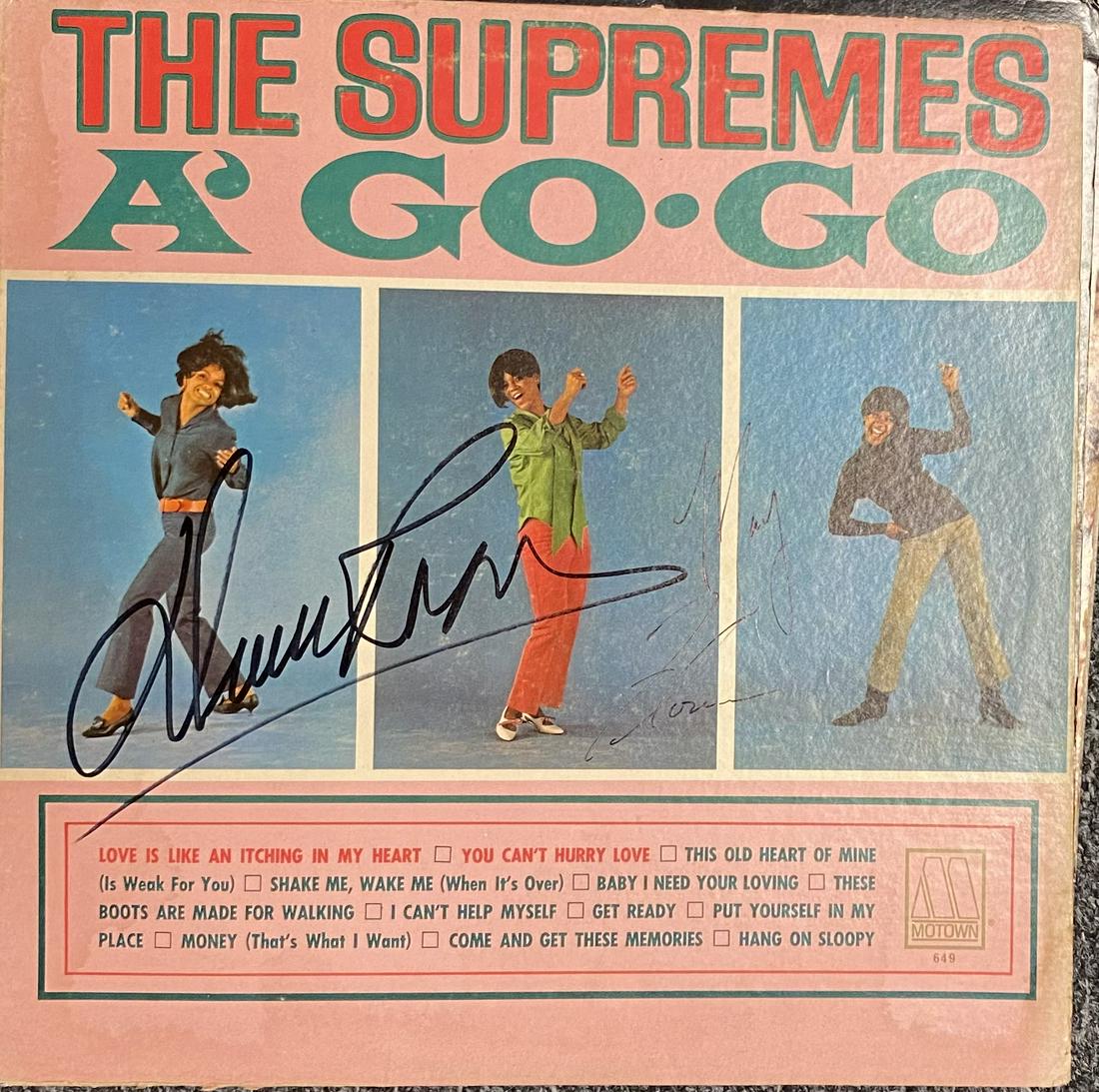 The Supremes Autographed Album ALL 3!: Each item comes with a COA from us. Ask any and all questions before bidding. All framed items take 2 weeks for framing. We ship everyday. Once items is paid items usually ship within 4 days of paymen