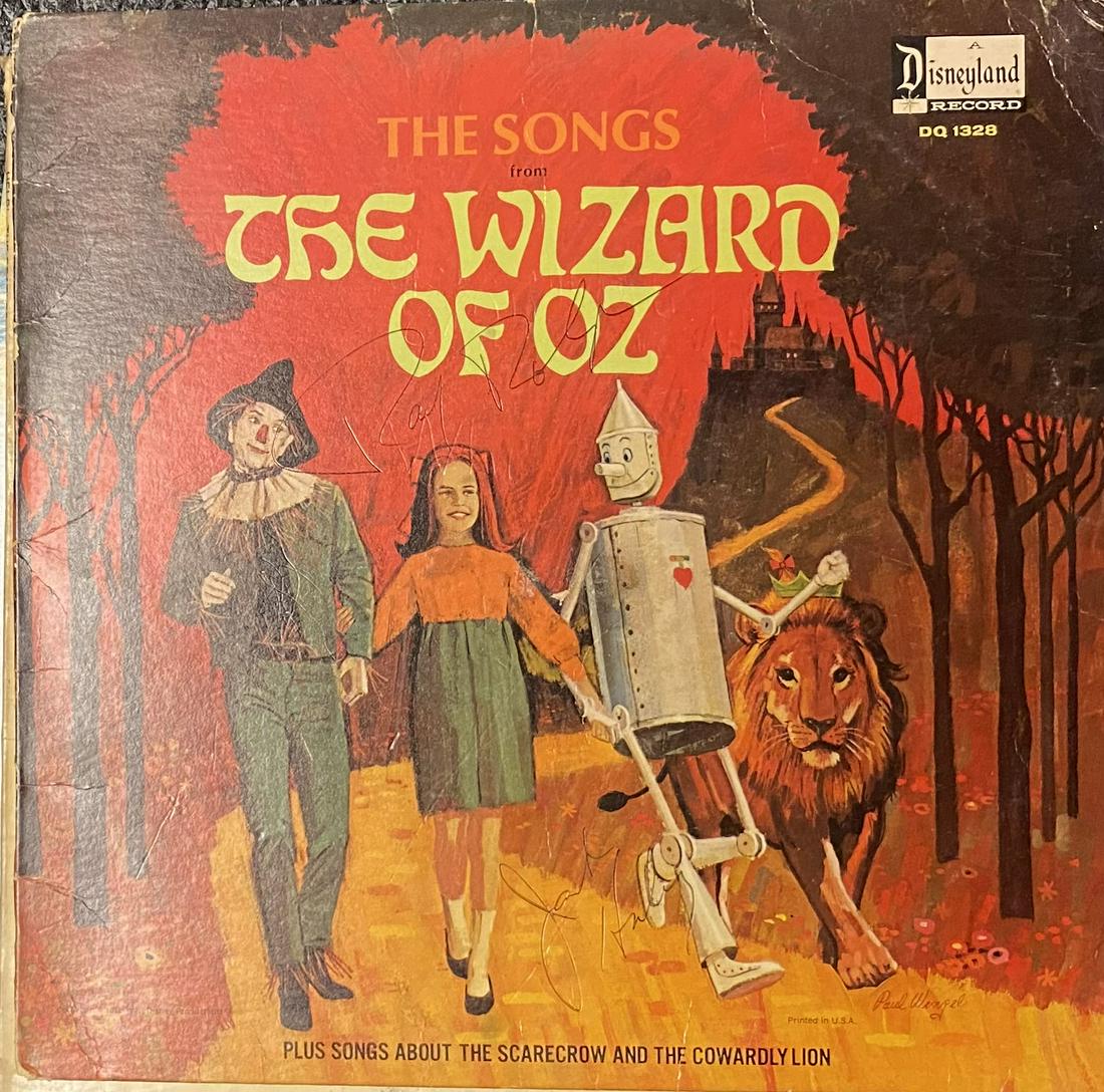 Wizard of Oz Autographed  ALBUM JACK HALEY RAY BOLGER (1 of 1)