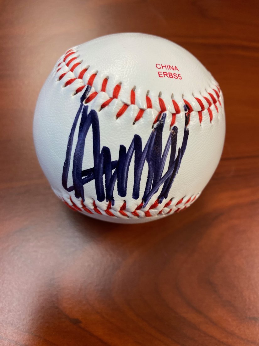 Donald Trump Autographed Baseball (1 of 1)