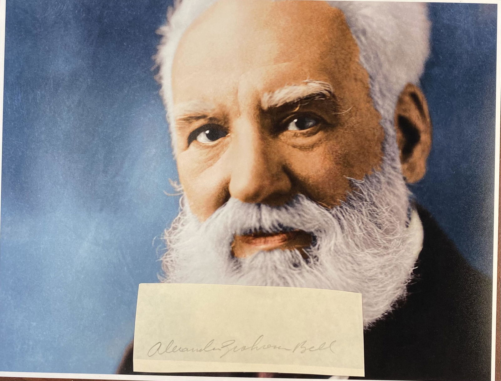 Alexander Graham Bell Autographd Page from a Book! (1 of 1)