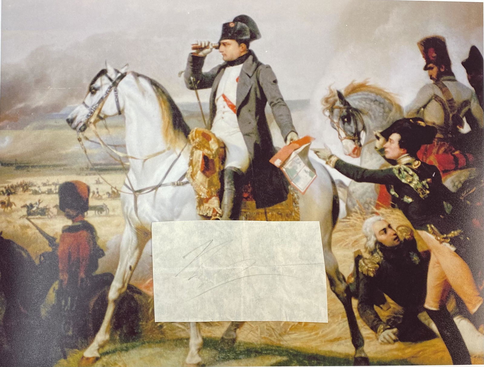 Napolean Bonaparte Autographed Page from a Document. (1 of 1)