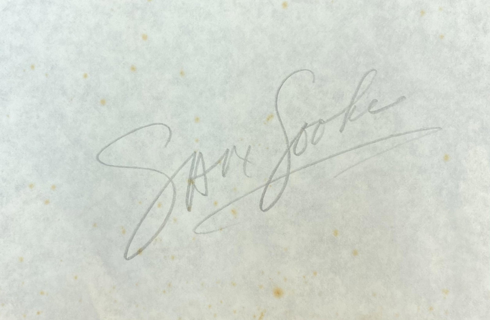 Sam Cooke Autographed Page: Each item comes with a COA from us. Ask any and all questions before bidding. All framed items take 2 weeks for framing. We ship everyday. Once items is paid items usually ship within 4 days of paymen