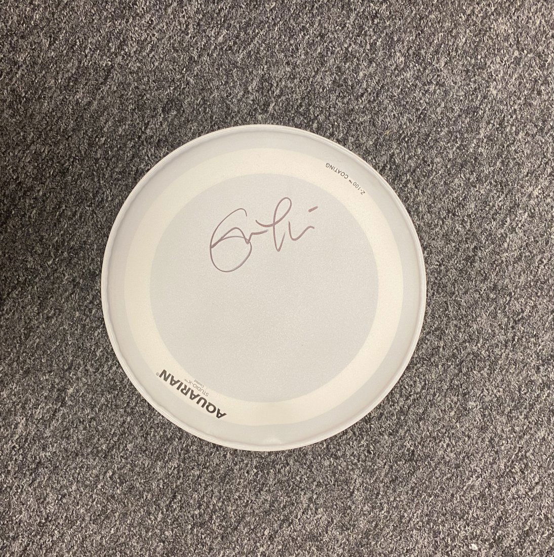 Eric Clapton Autographed Drumhead (1 of 1)