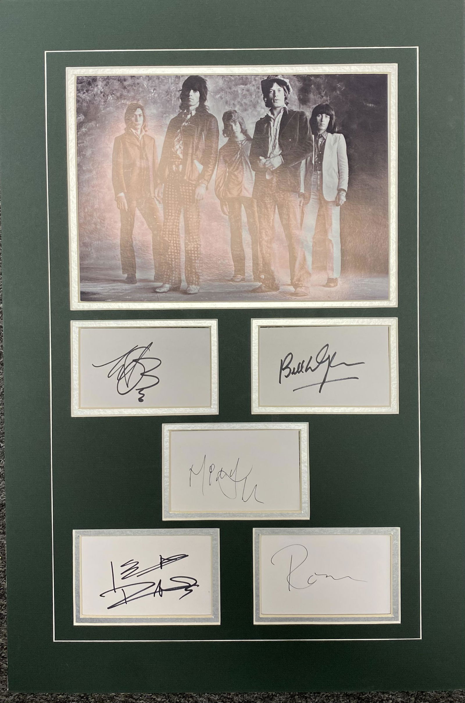 The Rolling Stones Autographed Display (1 of 1)