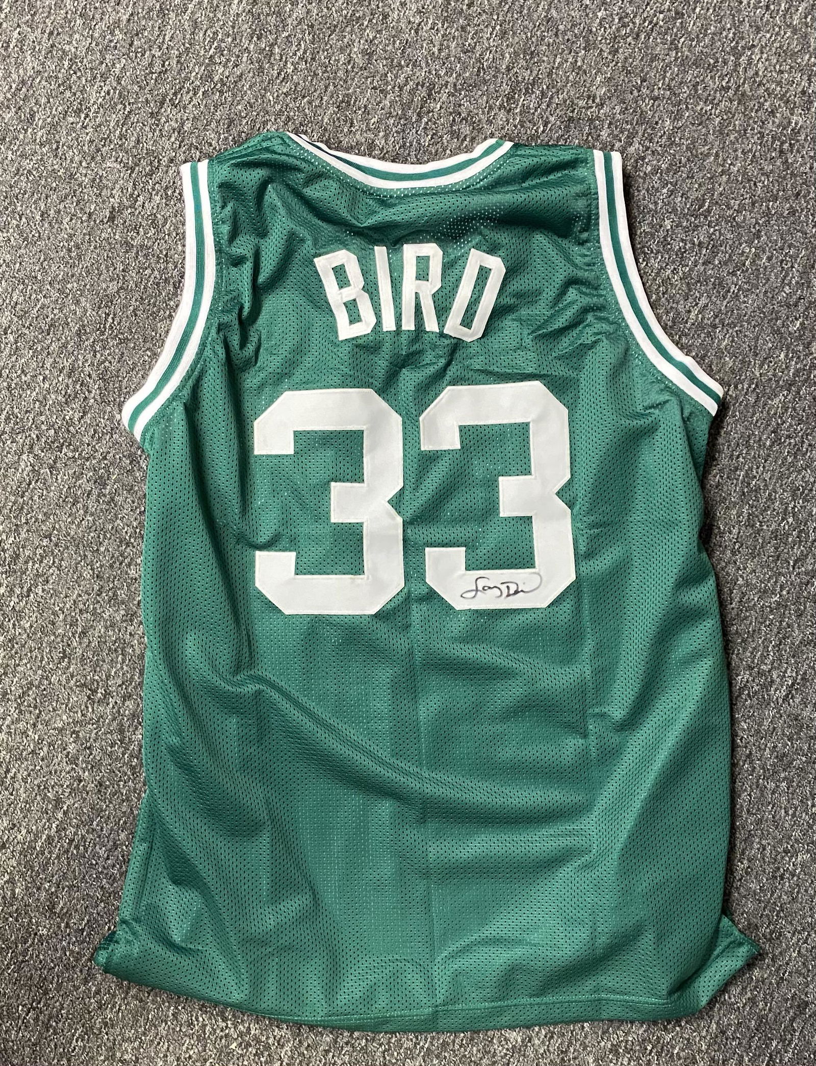 Larry Bird Autographed Celtics Jersey (1 of 1)