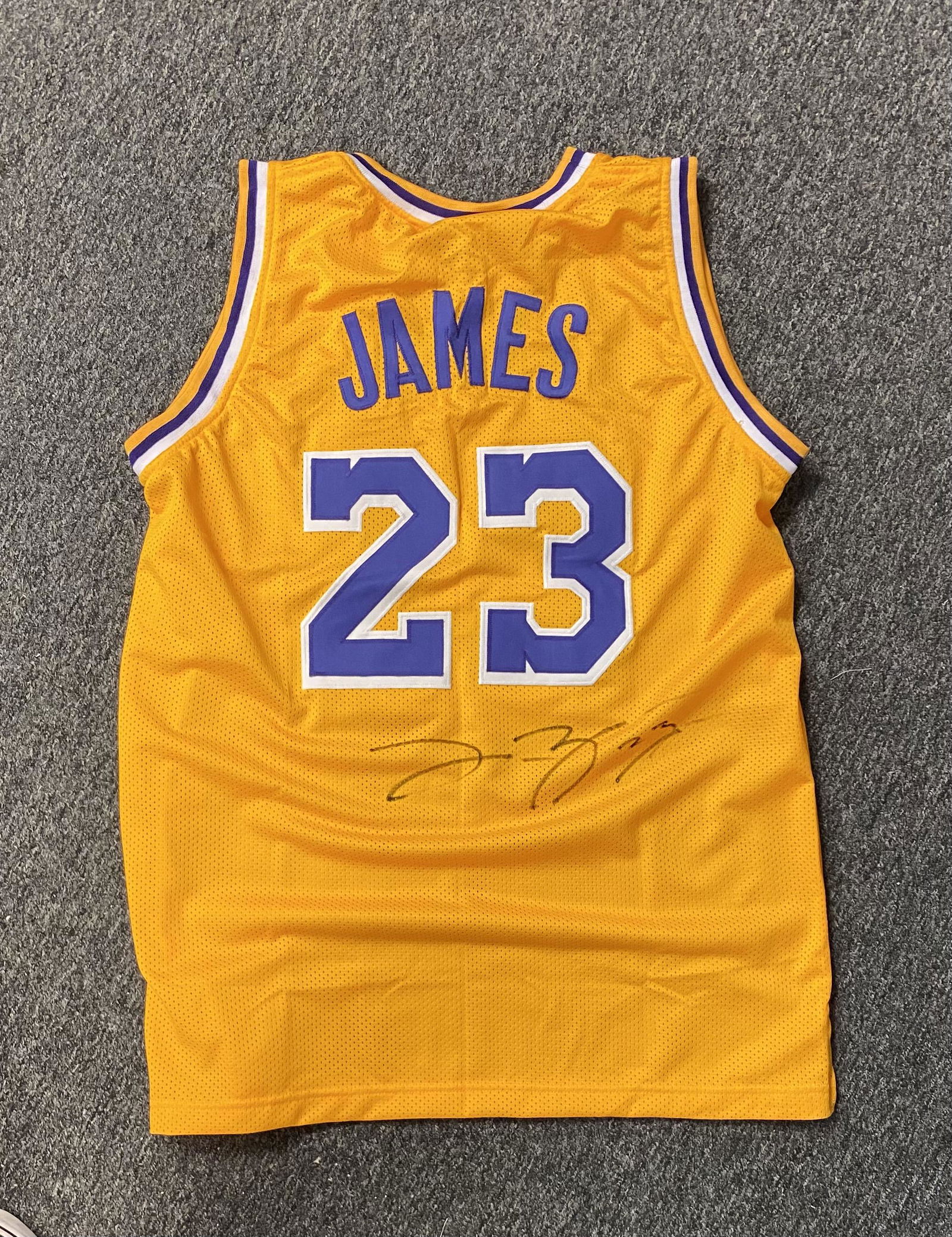 Lebron James Autographed Lakers Jersey (1 of 1)