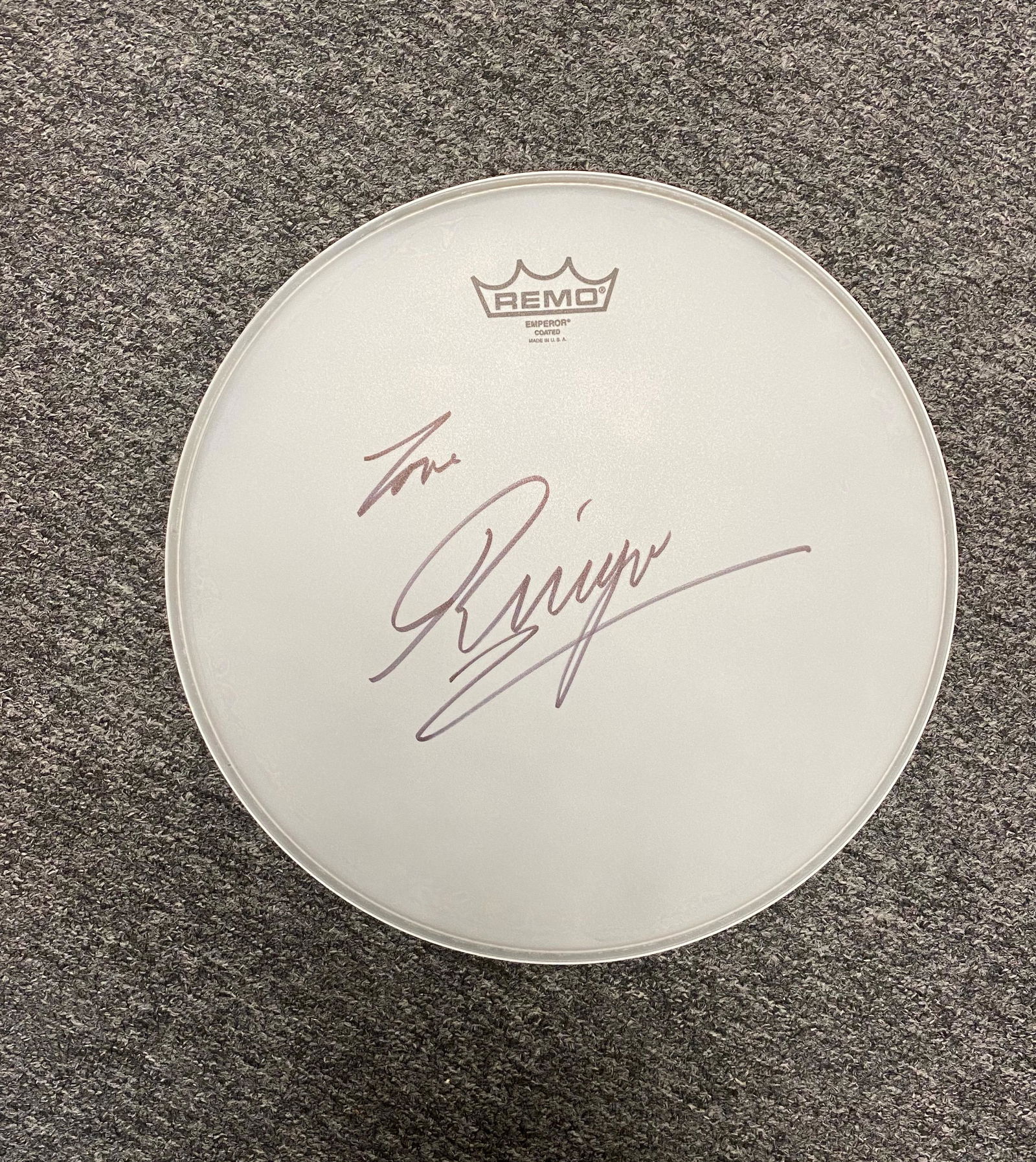 Ringo Starr Autographed Drumhead (1 of 1)