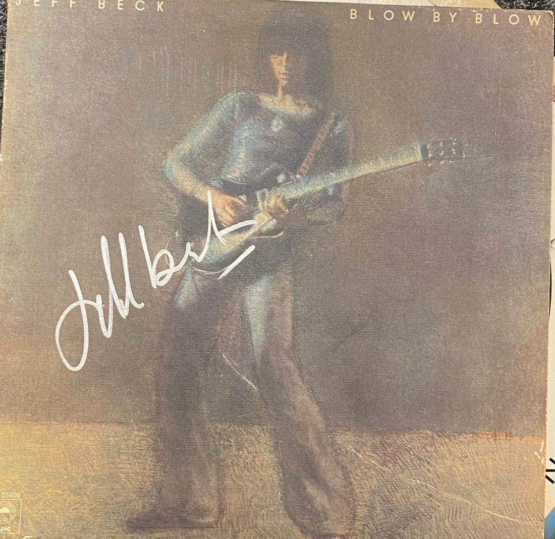 Jeff Beck Autographed Album (1 of 1)
