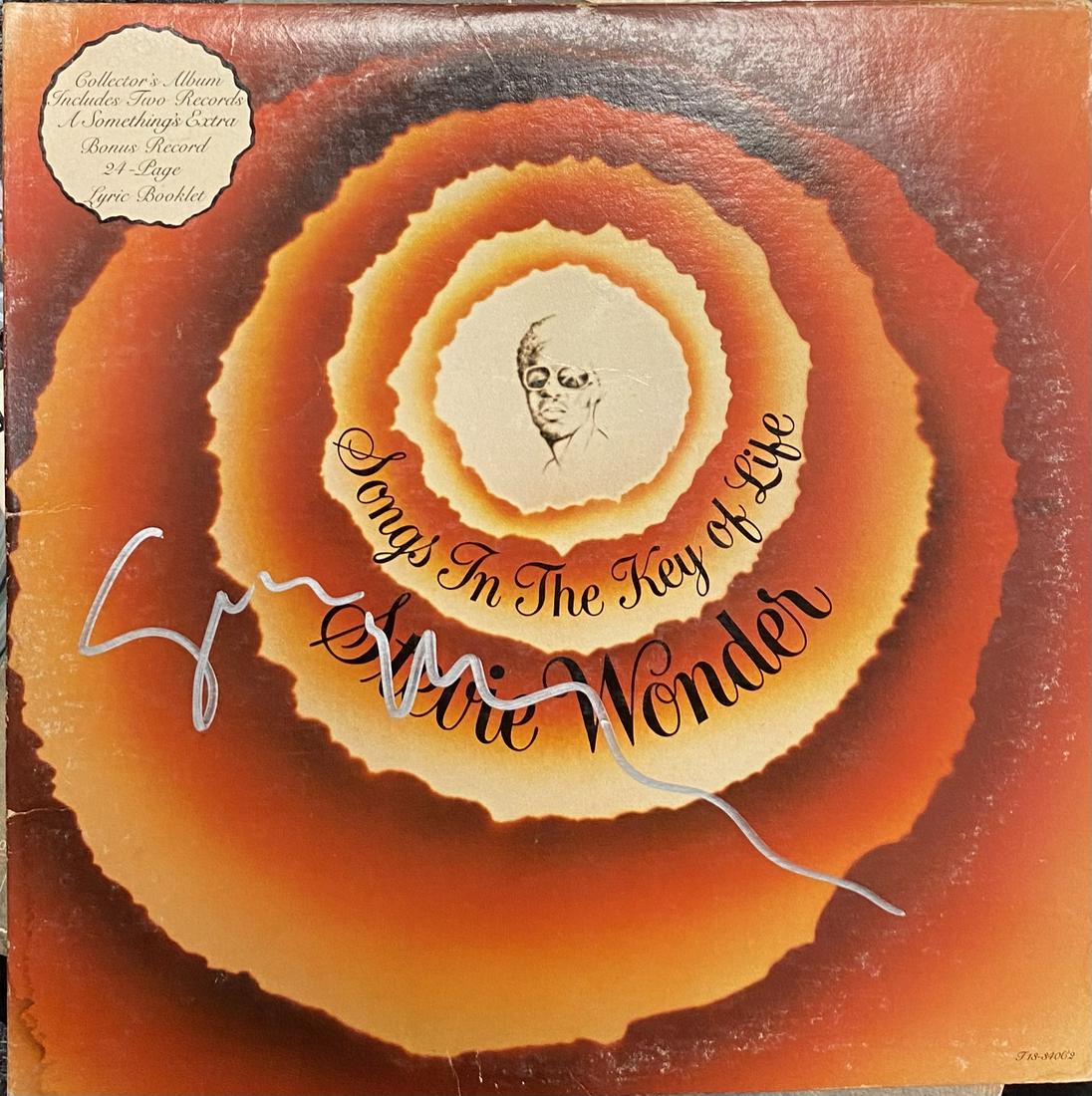 Stevie Wonder Autographed Album (1 of 1)