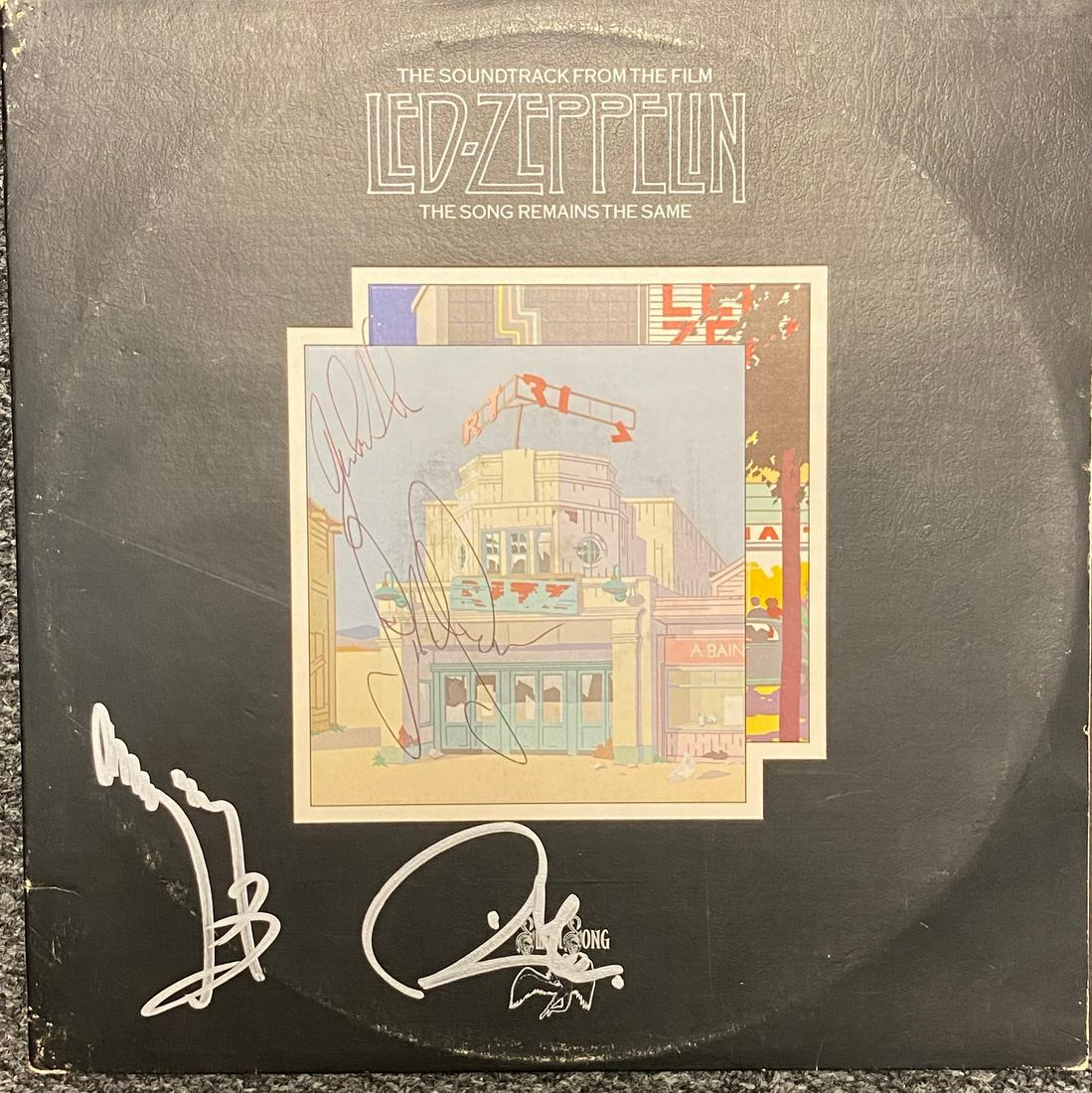 Led Zeppelin Autographed Album All 4 Bonham (1 of 1)