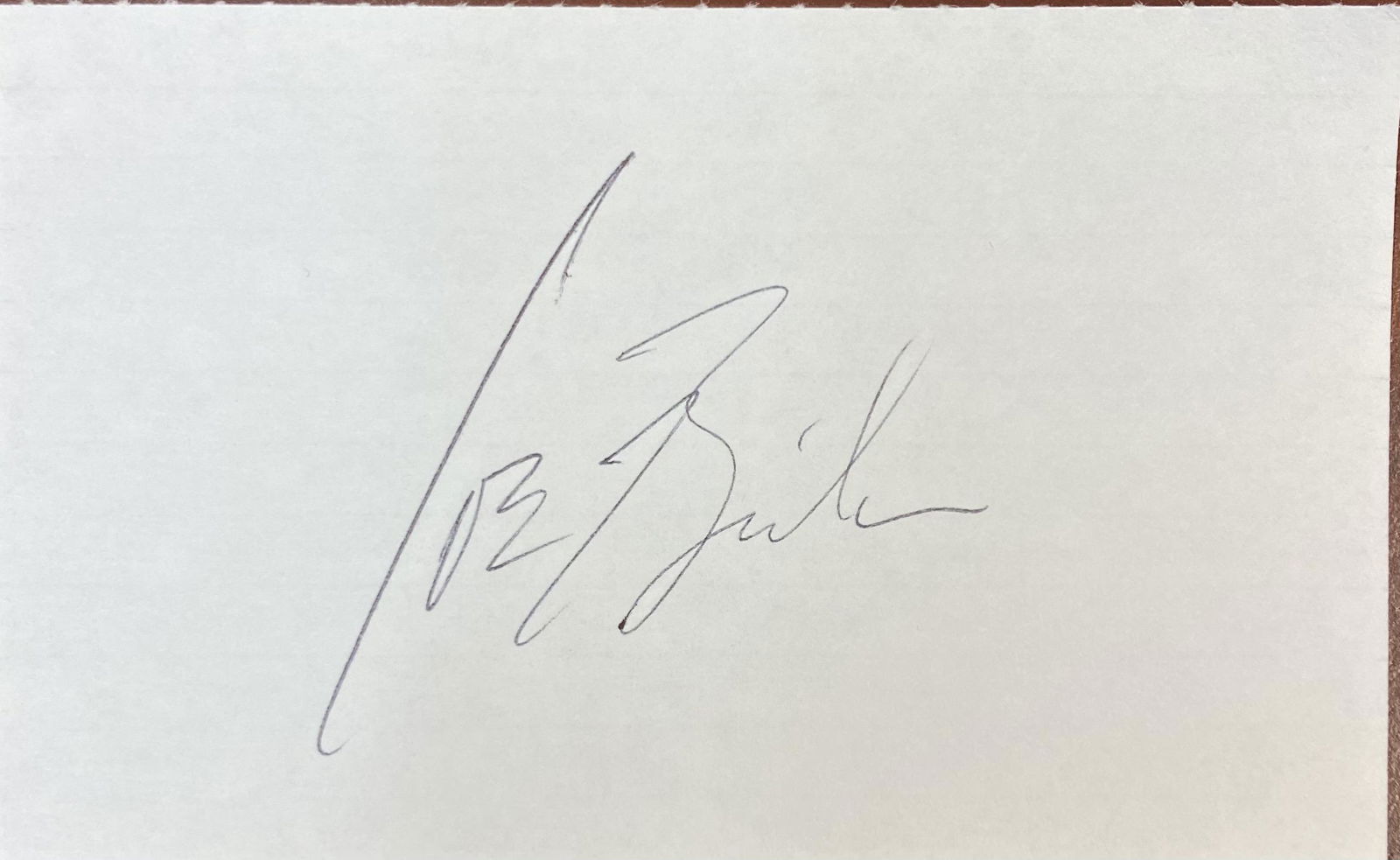 Joe Biden Autographed Card (1 of 1)