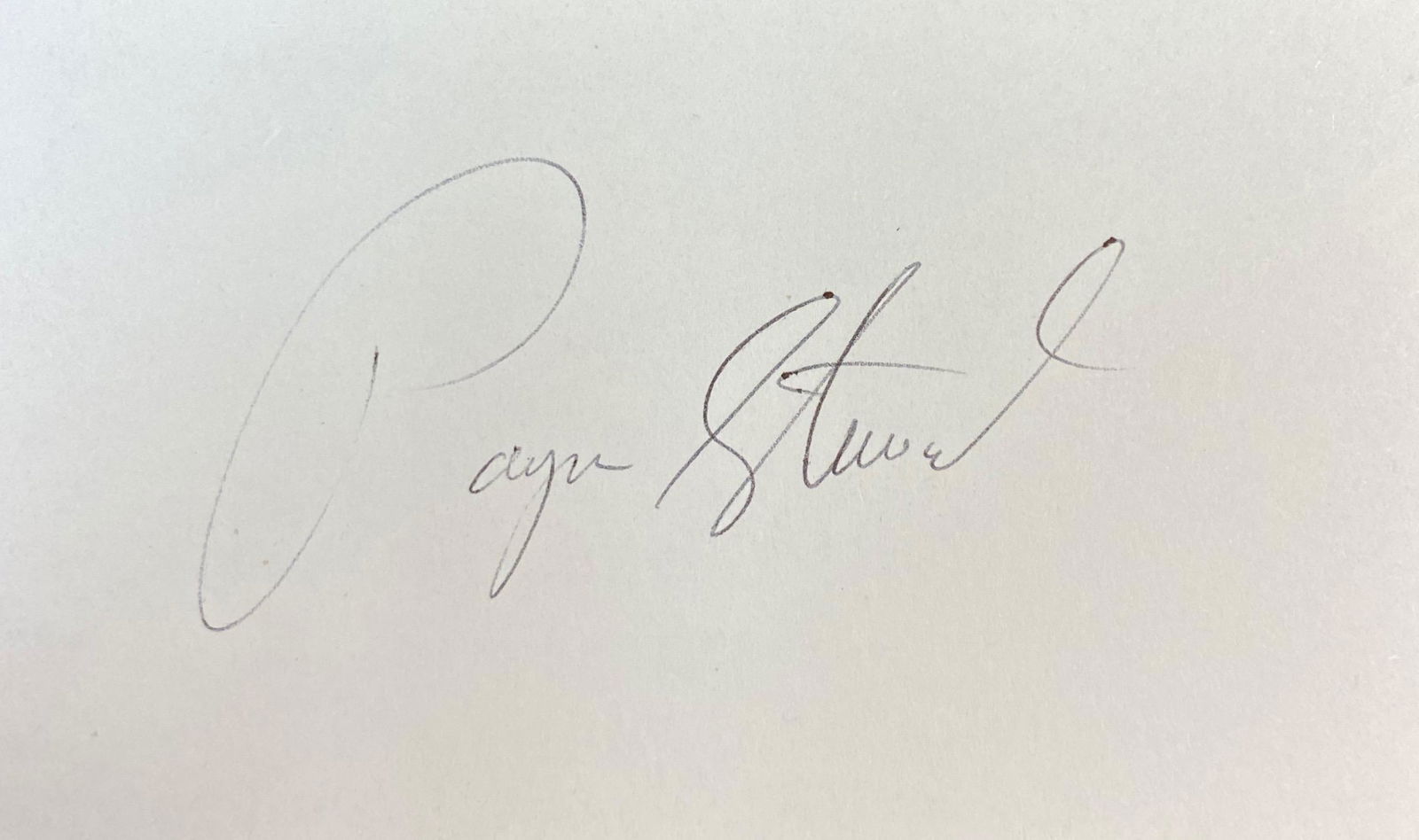 Payne Stewart Autographed CARD: Each item comes with a COA from us. Ask any and all questions before bidding. All framed items take 2 weeks for framing. We ship everyday. Once items is paid items usually ship within 4 days of paymen