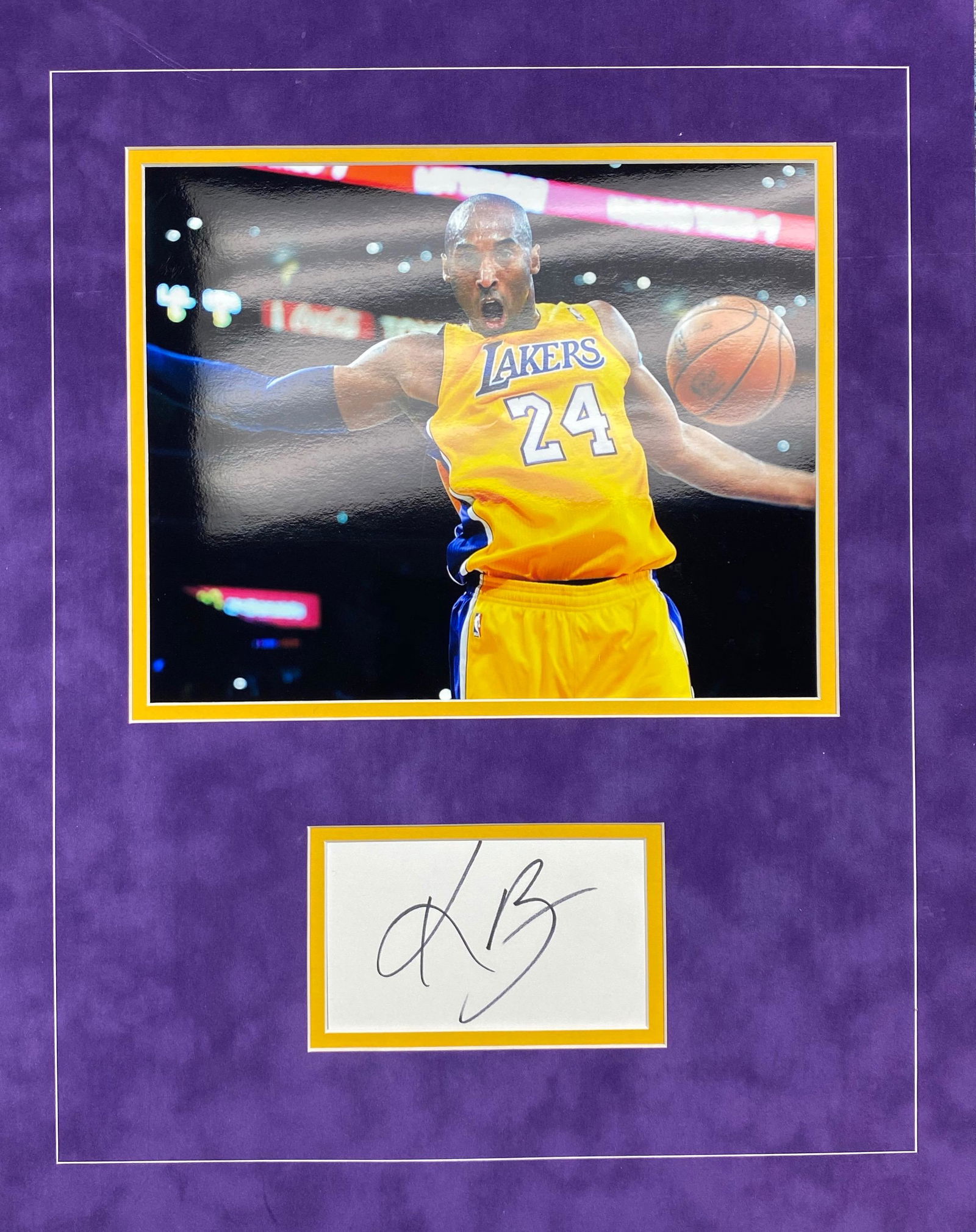 Kobe Bryant Autographed Display (1 of 1)
