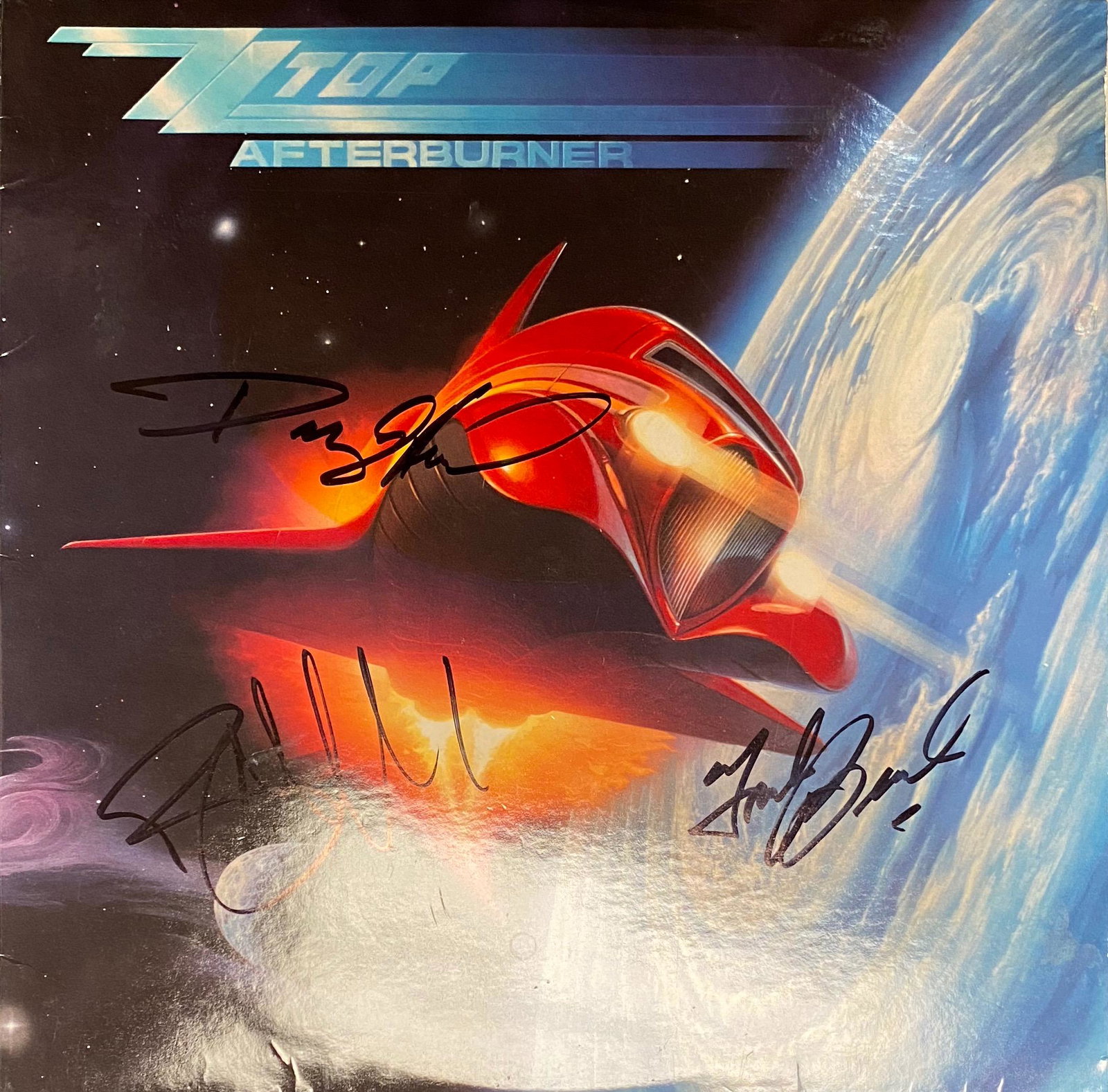 ZZ Top Autographed Album All 3: Each item comes with a COA from us. Ask any and all questions before bidding. All framed items take 2 weeks for framing. We ship everyday. Once items is paid items usually ship within 4 days of paymen