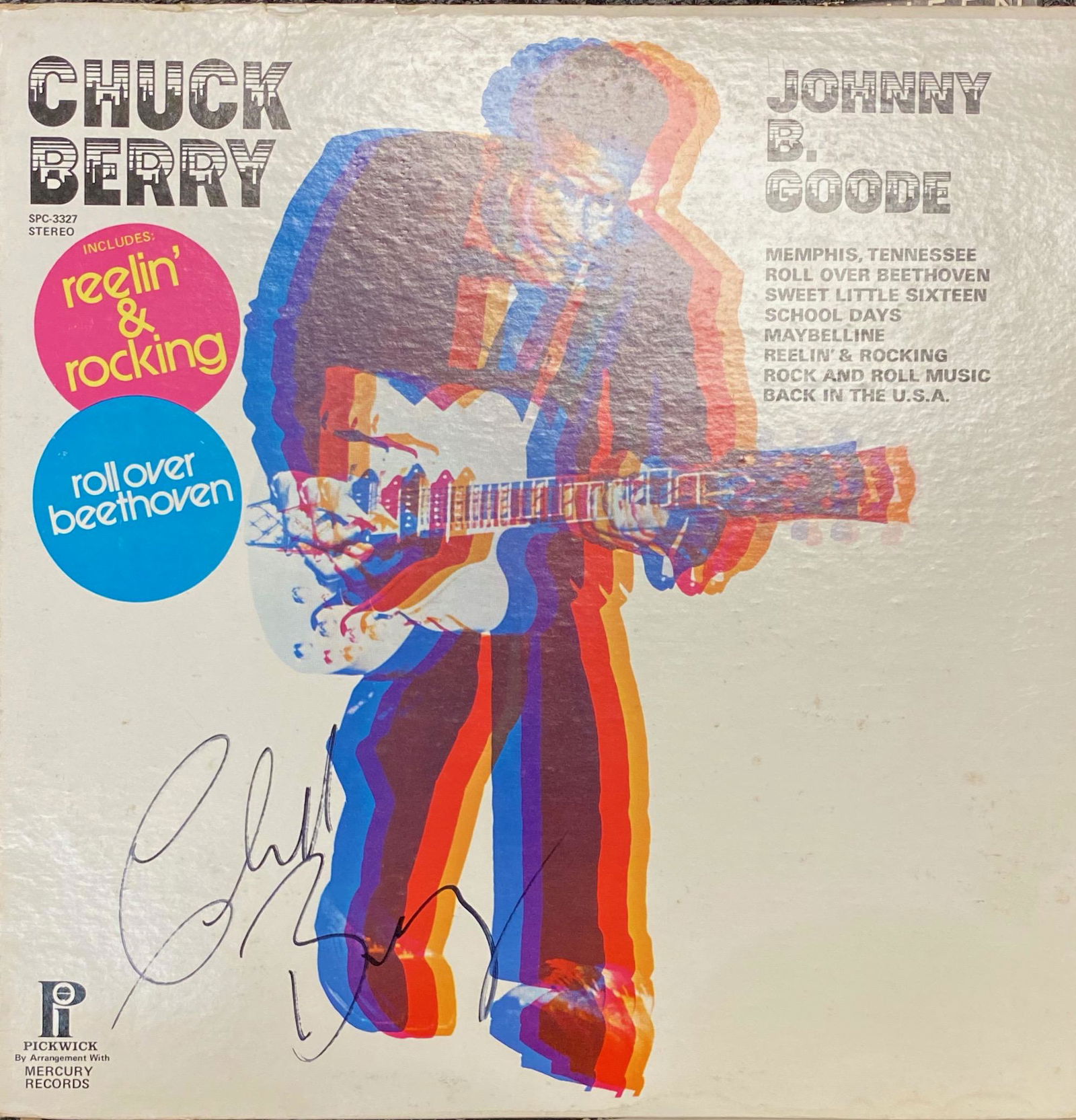 Chuck Berry Autographed Album (1 of 1)