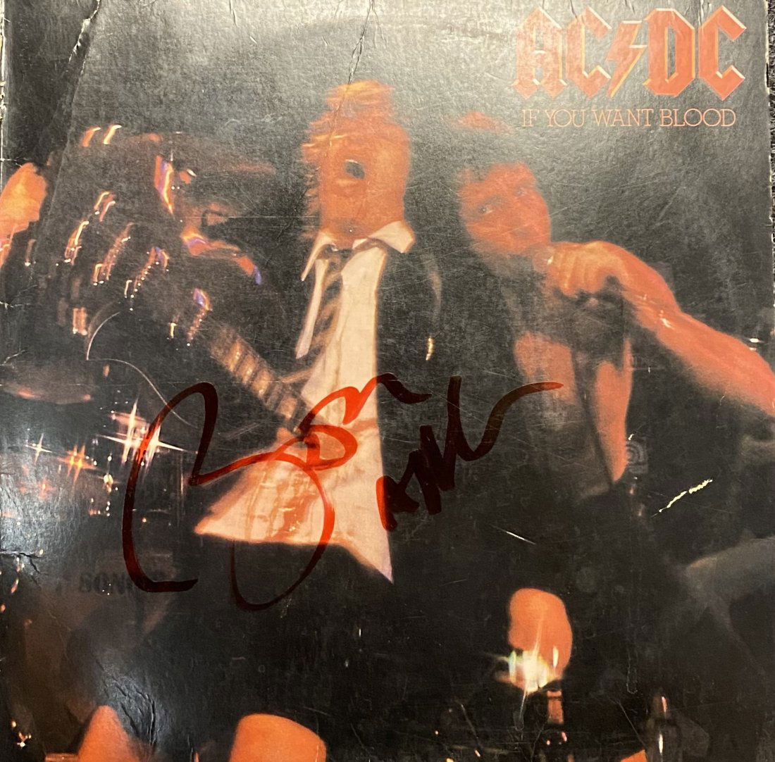 Bon Scott Autographed Album (1 of 1)
