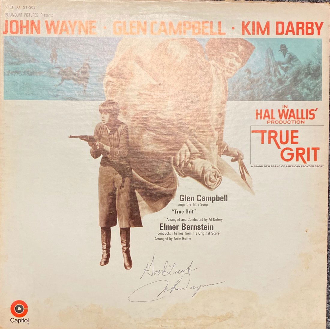 John Wayne Autographed Album (1 of 1)