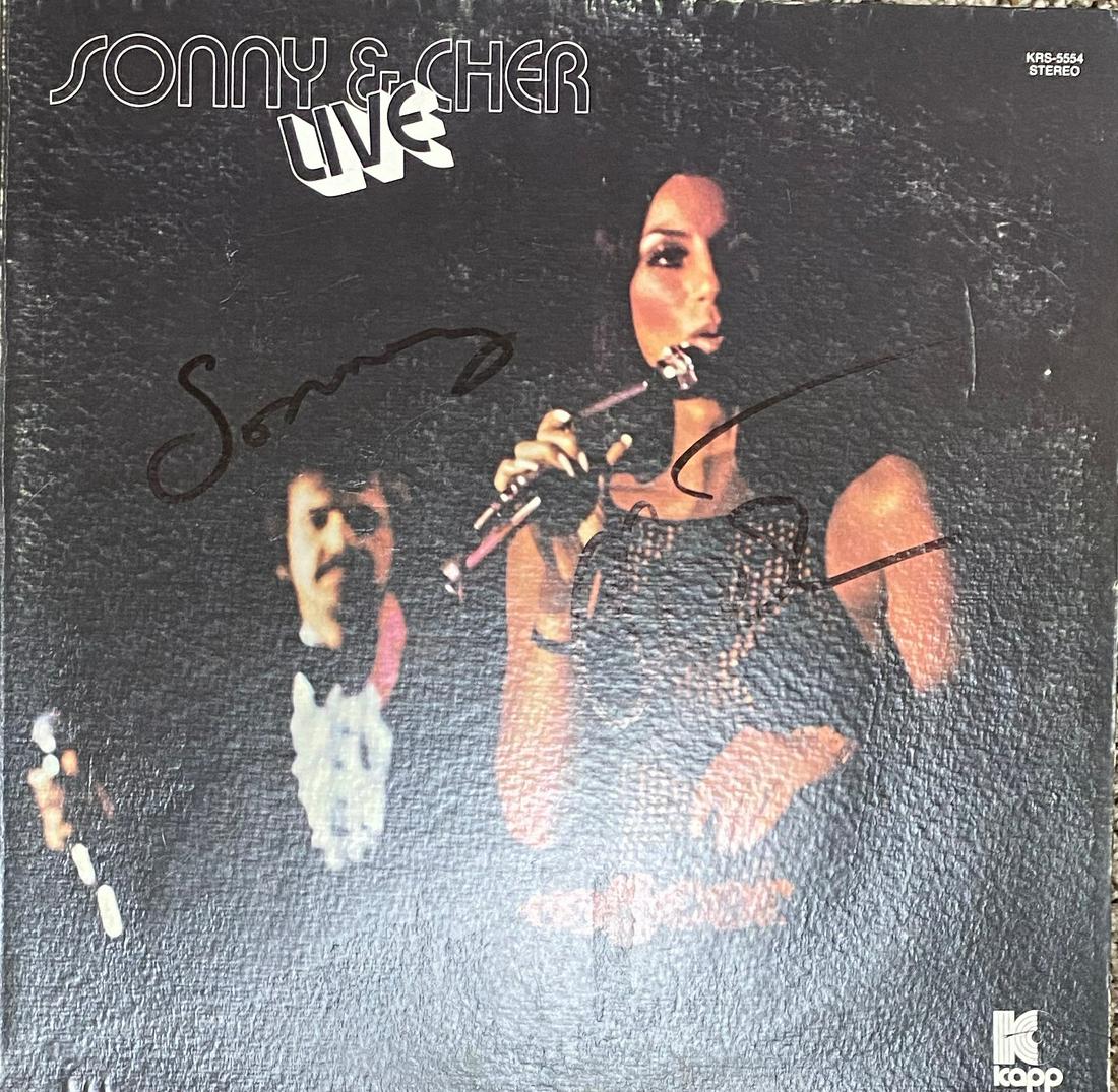 Sonny and Cher Autographed Album (1 of 1)