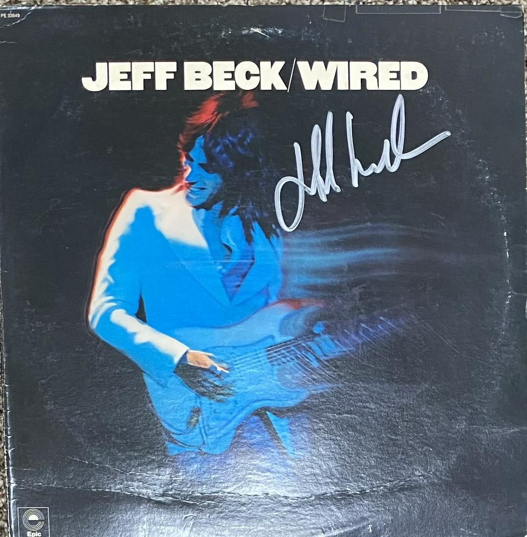 Jeff Beck Autographed Album (1 of 1)