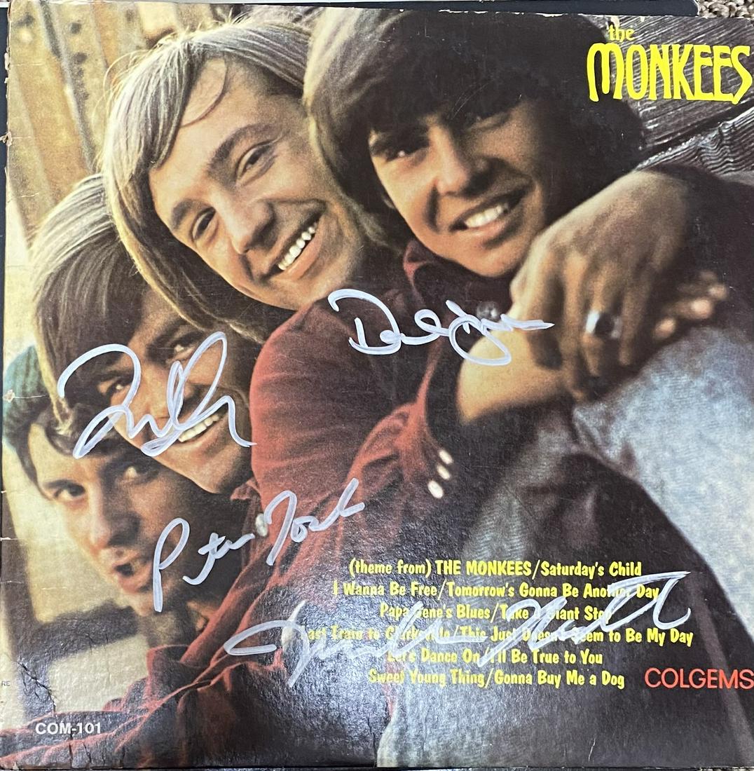 The Monkees Autographed Album All 4! (1 of 1)
