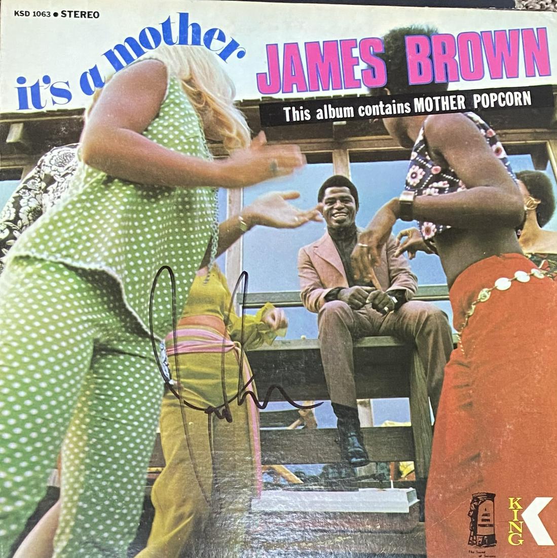 James Brown Autographed Album (1 of 1)