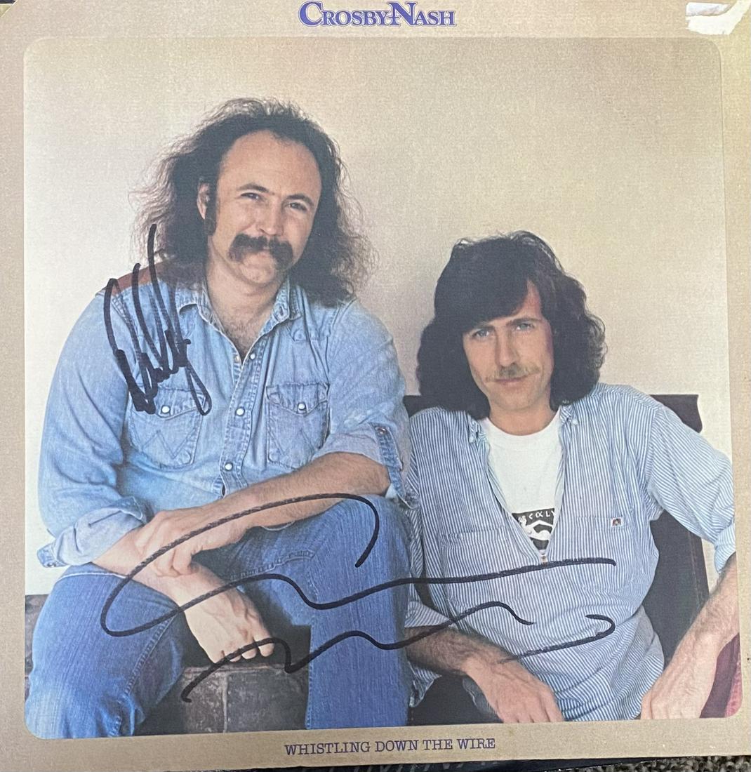 David Crosby Graham Nash Autographed Album (1 of 1)