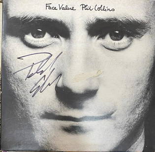 Phil Collins Autographed Album: Each item comes with a COA from us. Ask any and all questions before bidding. All framed items take 2 weeks for framing. We ship everyday. Once items is paid items usually ship within 4 days of paymen