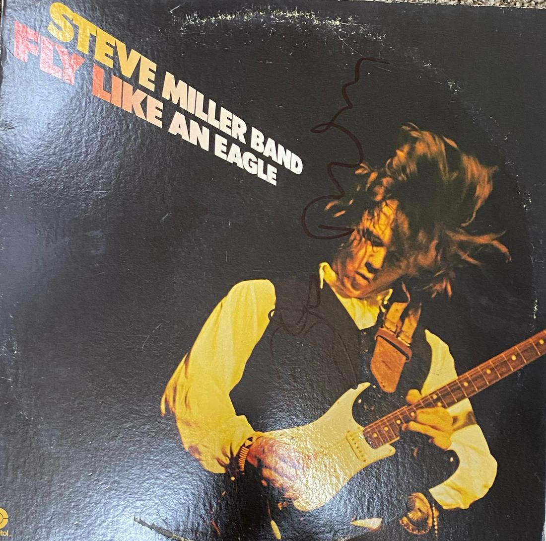 Steve Miller Autographed Album: Each item comes with a COA from us. Ask any and all questions before bidding. All framed items take 2 weeks for framing. We ship everyday. Once items is paid items usually ship within 4 days of paymen