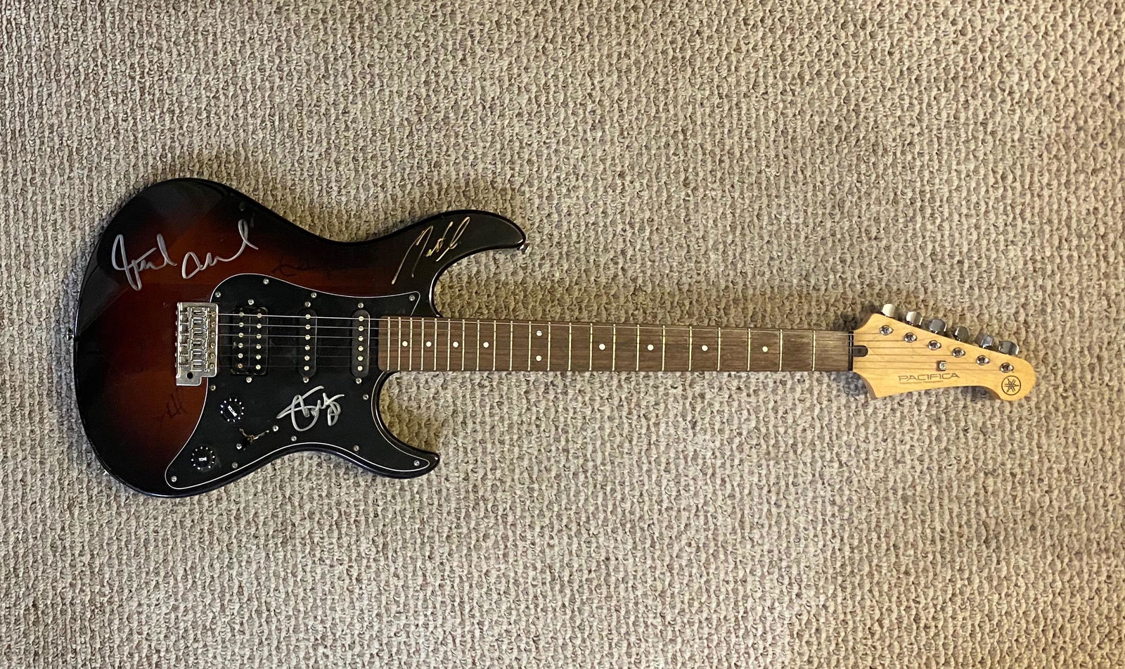 Pearl Jam Autographed Guitar (1 of 1)