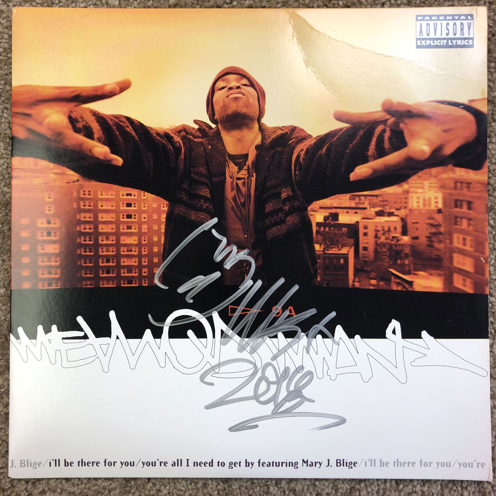 Autographed Method Man album cover (1 of 1)