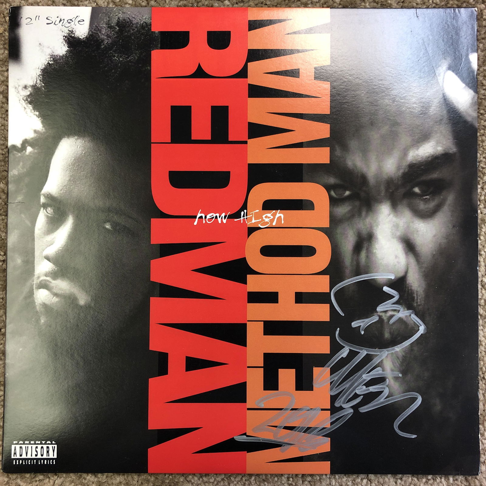 Autographed Method Man/Red Man album cover, signed by (1 of 1)