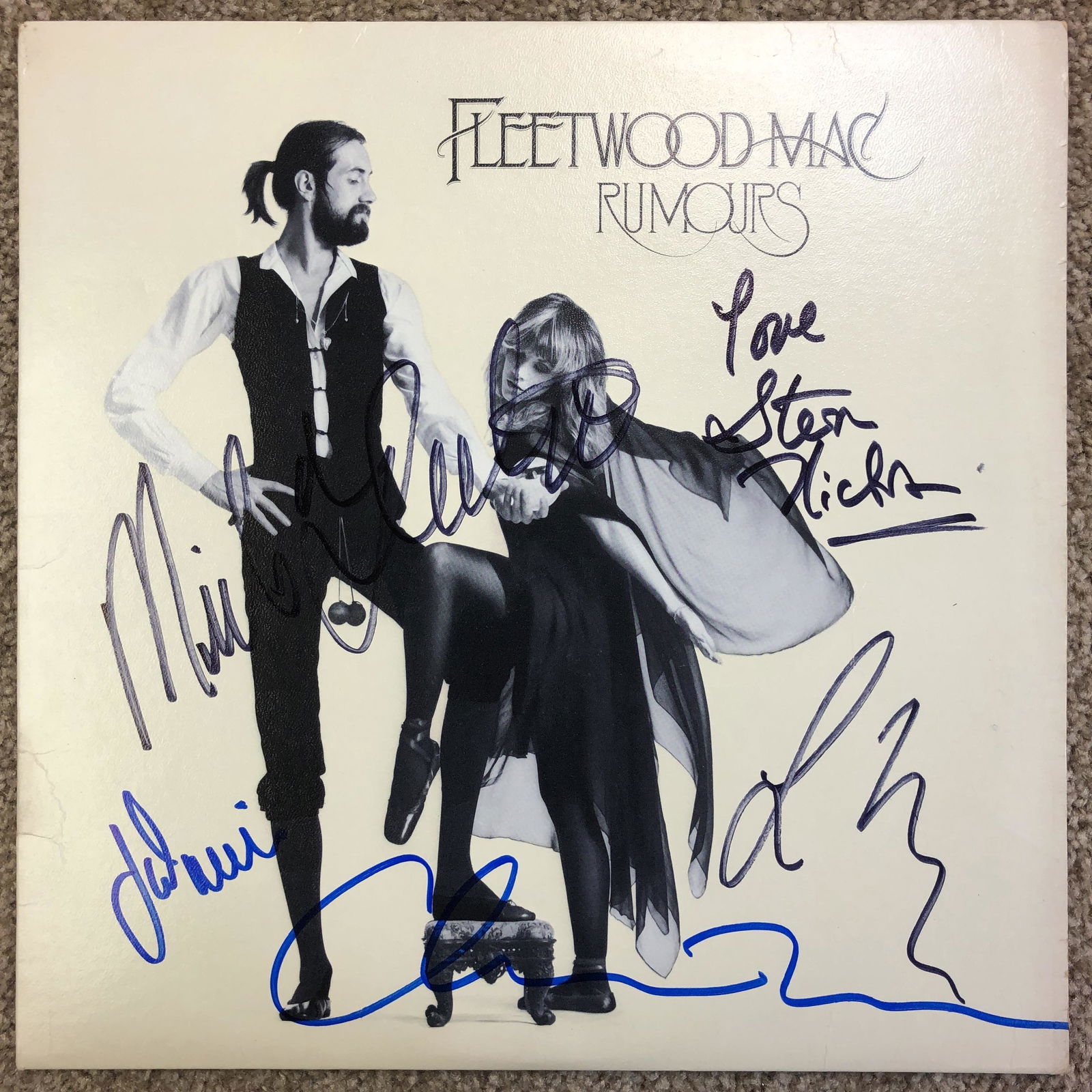 Autographed Fleetwood Mac Album cover, signed by all 5 (1 of 1)