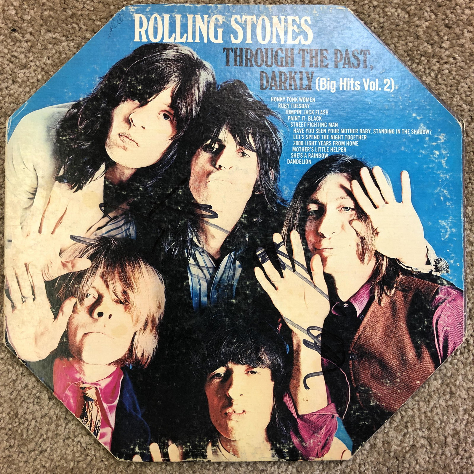 Keith Richards Autographed Album Cover: Each item comes with a COA from us. Ask any and all questions before bidding. All framed items take 2 weeks for framing. We ship every day. Once invoice is paid items usually ship within 4 days of pay