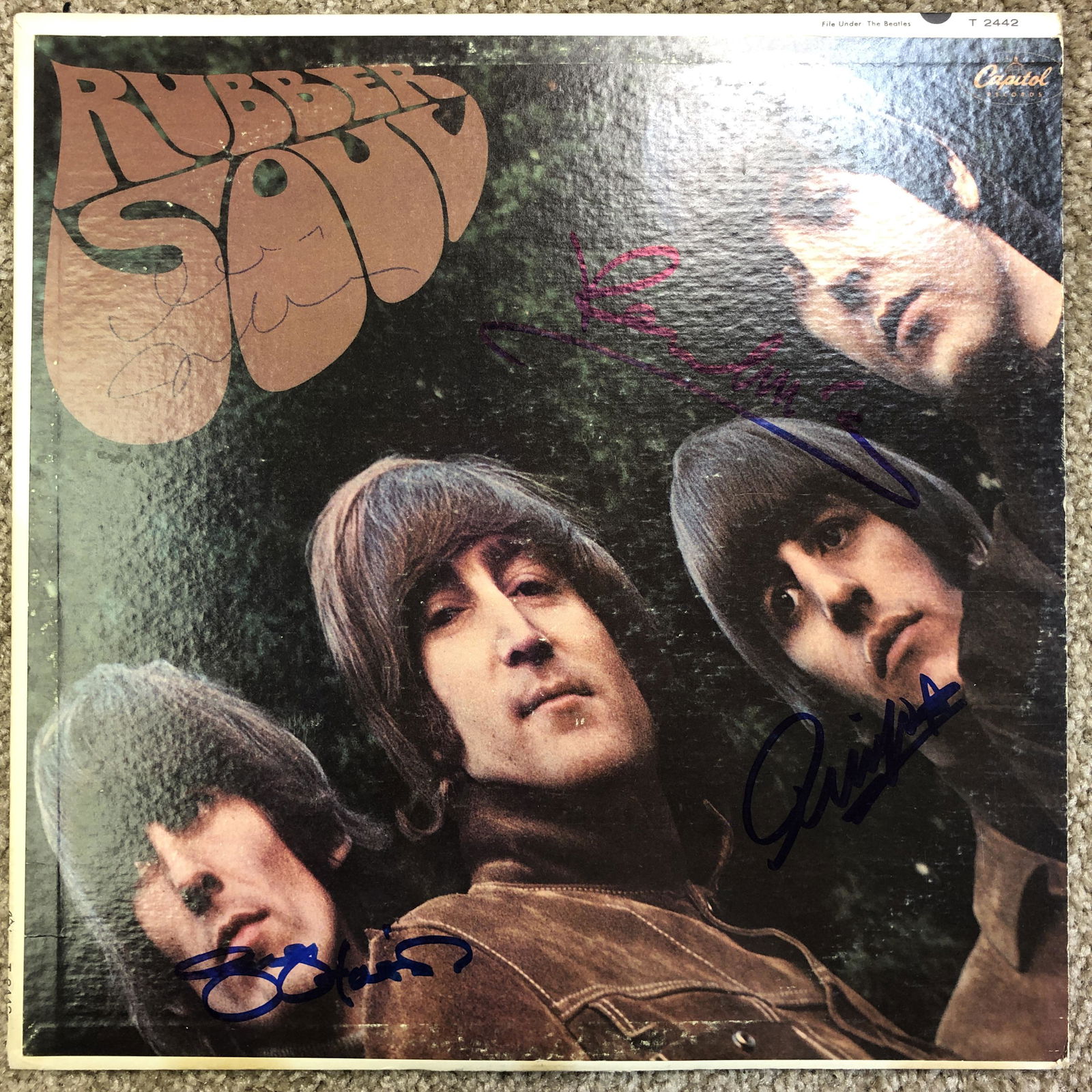 Beatles Autographed Album Cover (1 of 1)