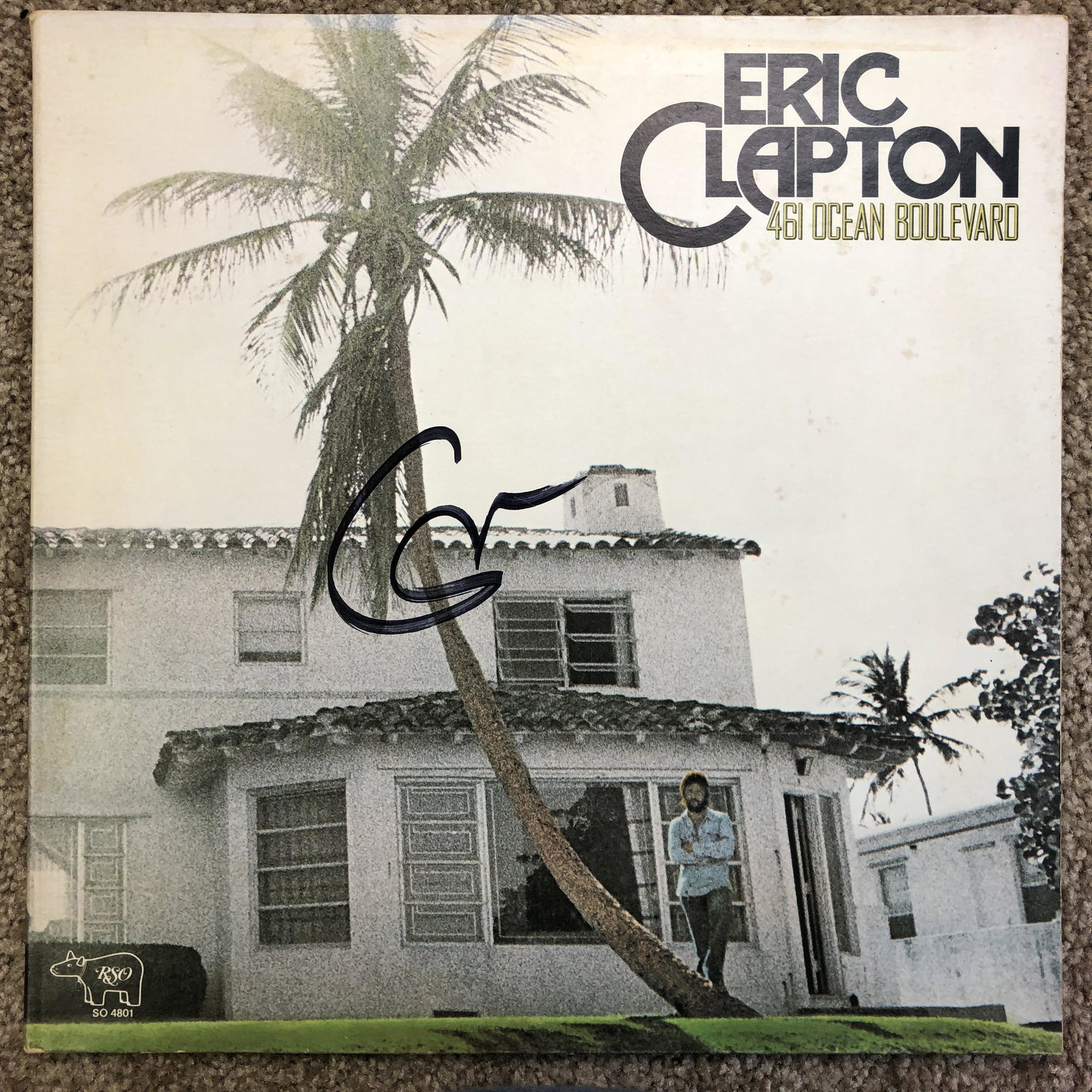 Eric Clapton Autographed Album Cover: Each item comes with a COA from us. Ask any and all questions before bidding. All framed items take 2 weeks for framing. We ship every day. Once invoice is paid items usually ship within 4 days of pay
