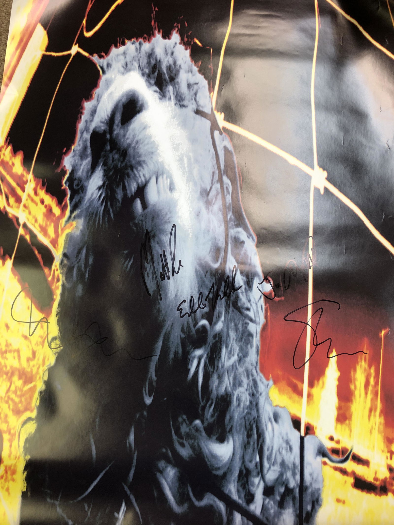 Autographed Pearl Jam Poster (1 of 1)