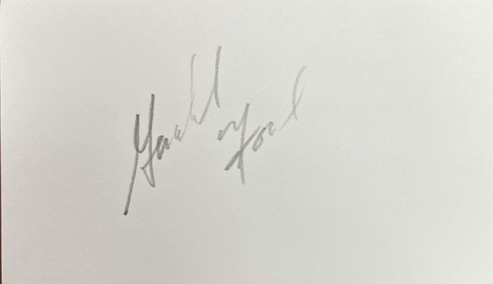 Gerald Ford Autographed Card (1 of 1)